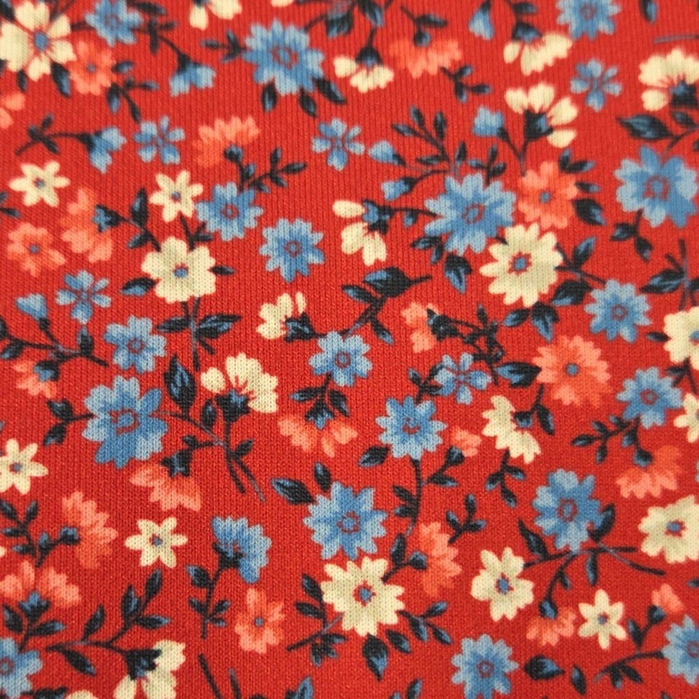 Walter Hagen Mens Golf Polo Shirt Floral Red Blue XL Performance Stretch NWOT - Picture 4 of 7